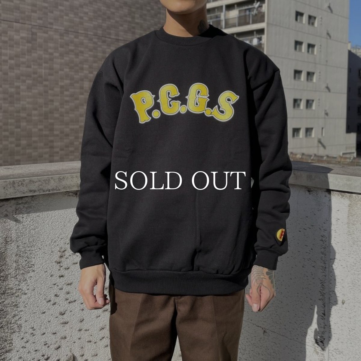 画像11: PORKCHOP GARAGE SUPPLY  CIRCLE PORK SWEAT (11)