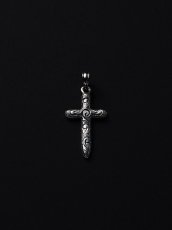 画像1: ANTIDOTE BUYERS CLUB   Engraved Cross Pendant (1)