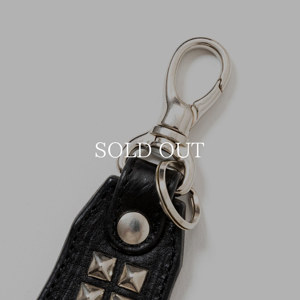 画像2: CALEE  STUDS LEATHER ASSORT KEY RING <TYPE III> B (2)