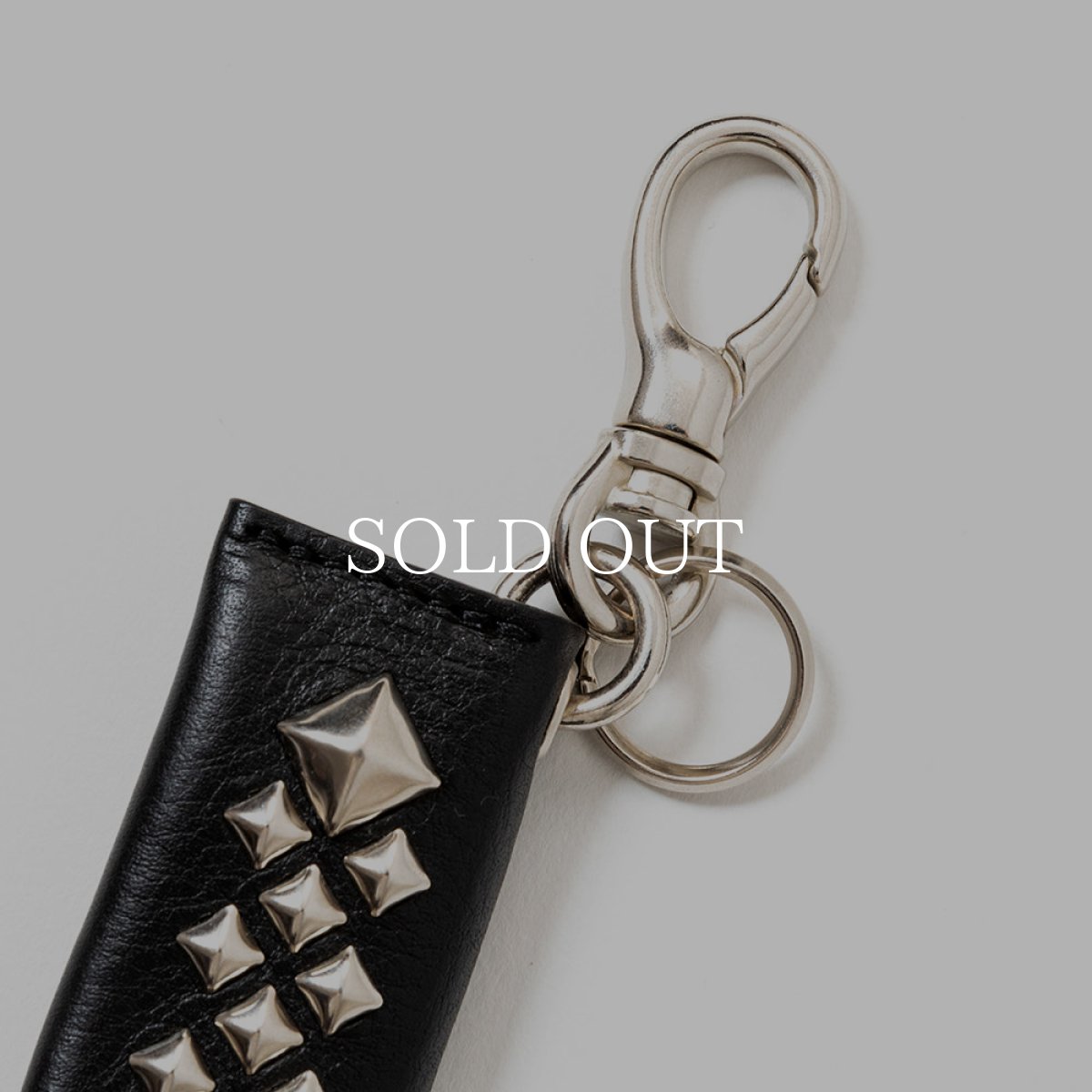 画像3: CALEE  STUDS LEATHER ASSORT KEY RING <TYPE III> C (3)