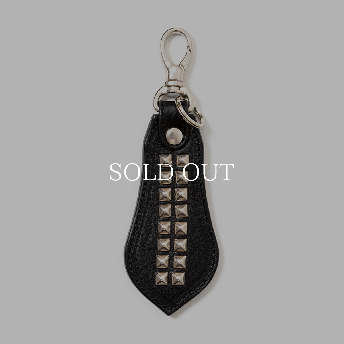 画像1: CALEE  STUDS LEATHER ASSORT KEY RING ＜TYPE III＞ B (1)