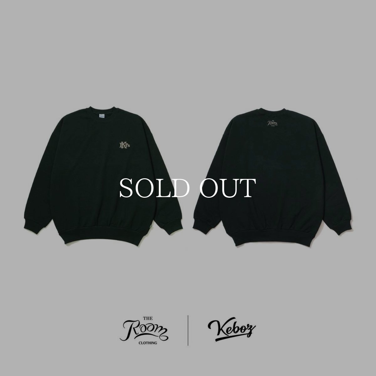 画像1: KEBOZ  ROOM × KEBOZ SWEAT CREWNECK (1)