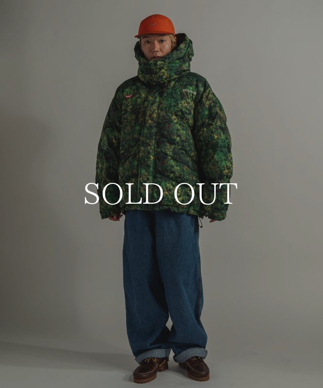 良品 アップルバム PIXEL INNERCOTTON HOOD JACKET アップルバム 