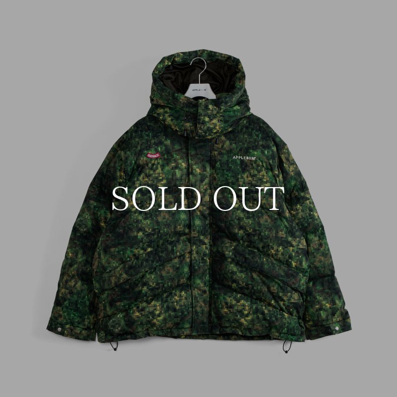 良品 アップルバム PIXEL INNERCOTTON HOOD JACKET APPLEBUM 