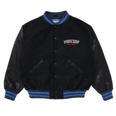 画像1: PORKCHOP GARAGE SUPPLY  MELTON VARSITY JACKET (1)