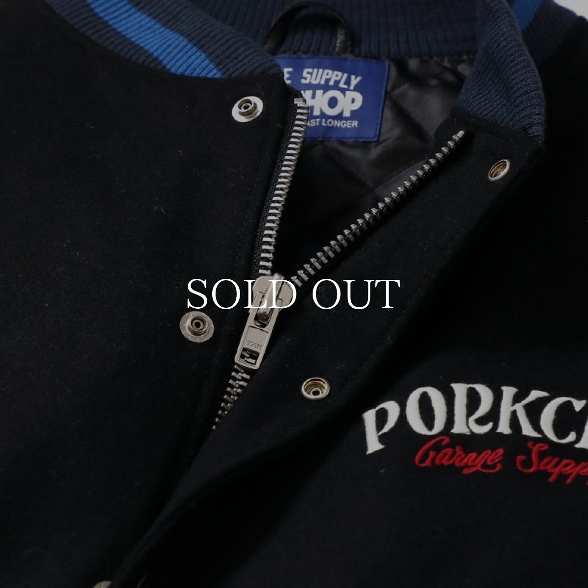 画像6: PORKCHOP GARAGE SUPPLY  MELTON VARSITY JACKET (6)