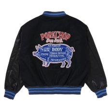 画像2: PORKCHOP GARAGE SUPPLY  MELTON VARSITY JACKET (2)