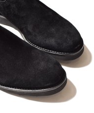 画像4: MINEDENIM  Suede Leather Back Zip Boots (4)