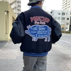 画像19: PORKCHOP GARAGE SUPPLY  MELTON VARSITY JACKET (19)