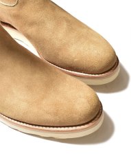 画像10: MINEDENIM  Suede Leather Back Zip Boots (10)