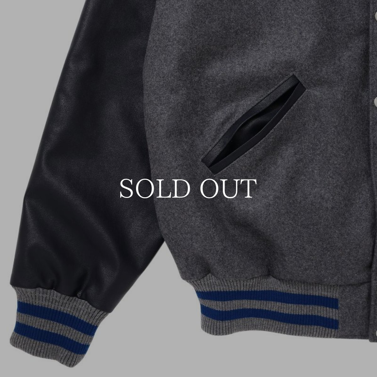 画像12: PORKCHOP GARAGE SUPPLY  MELTON VARSITY JACKET (12)