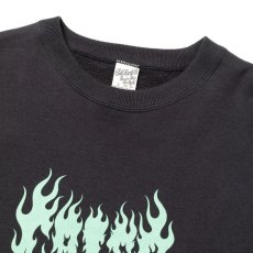 画像3: CALEE  FLAME DRAGON LOGO CREW NECK SW (3)