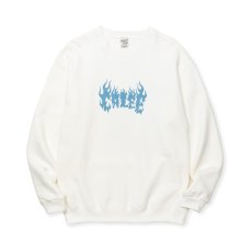 画像8: CALEE  FLAME DRAGON LOGO CREW NECK SW (8)