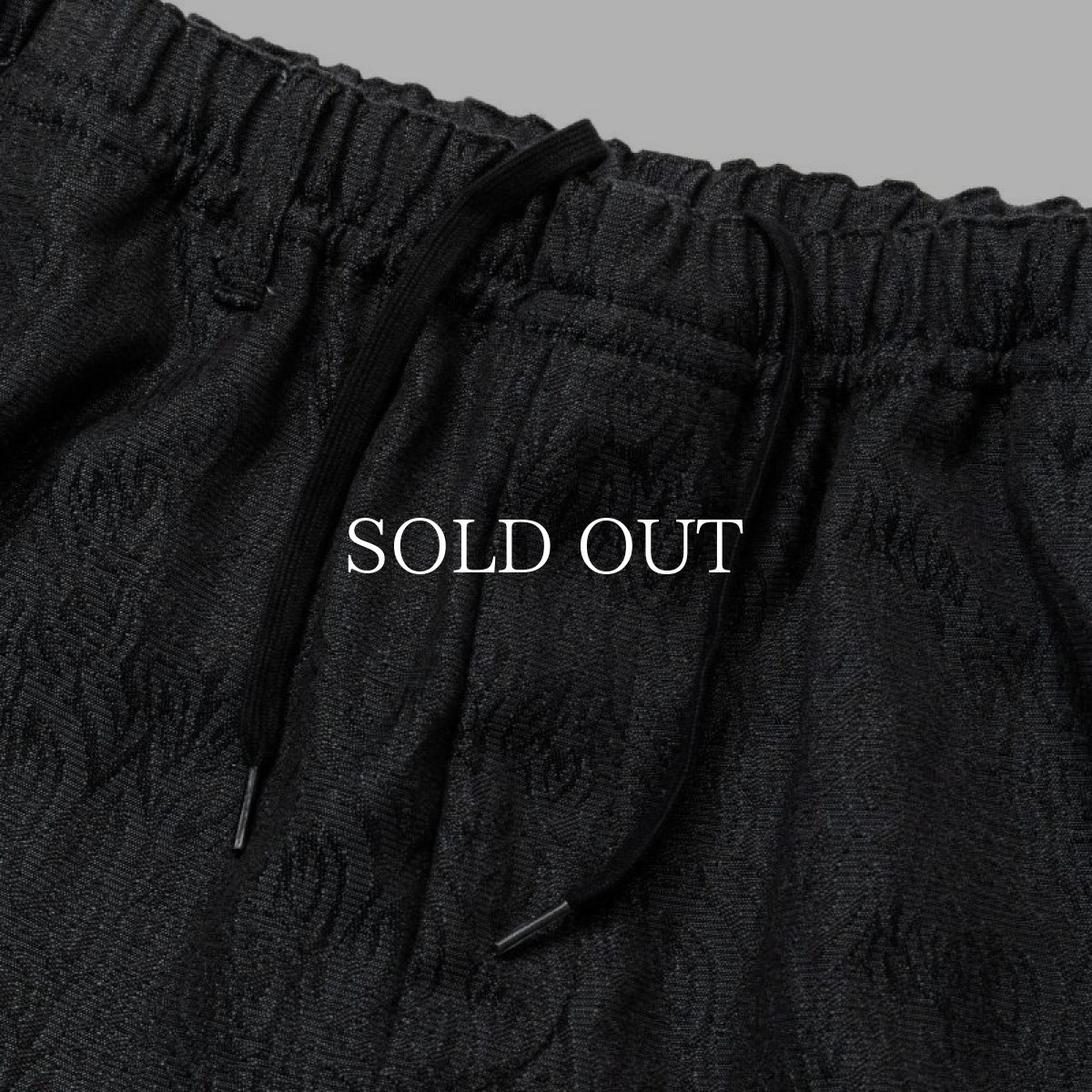 画像3: CALEE  FEATHER JACQUARD EASY TROUSERS (3)