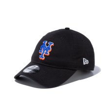 画像1: NEW ERA  9TWENTY ウォッシュドコットン ニューヨーク・メッツ ブラック × チームカラー (1)