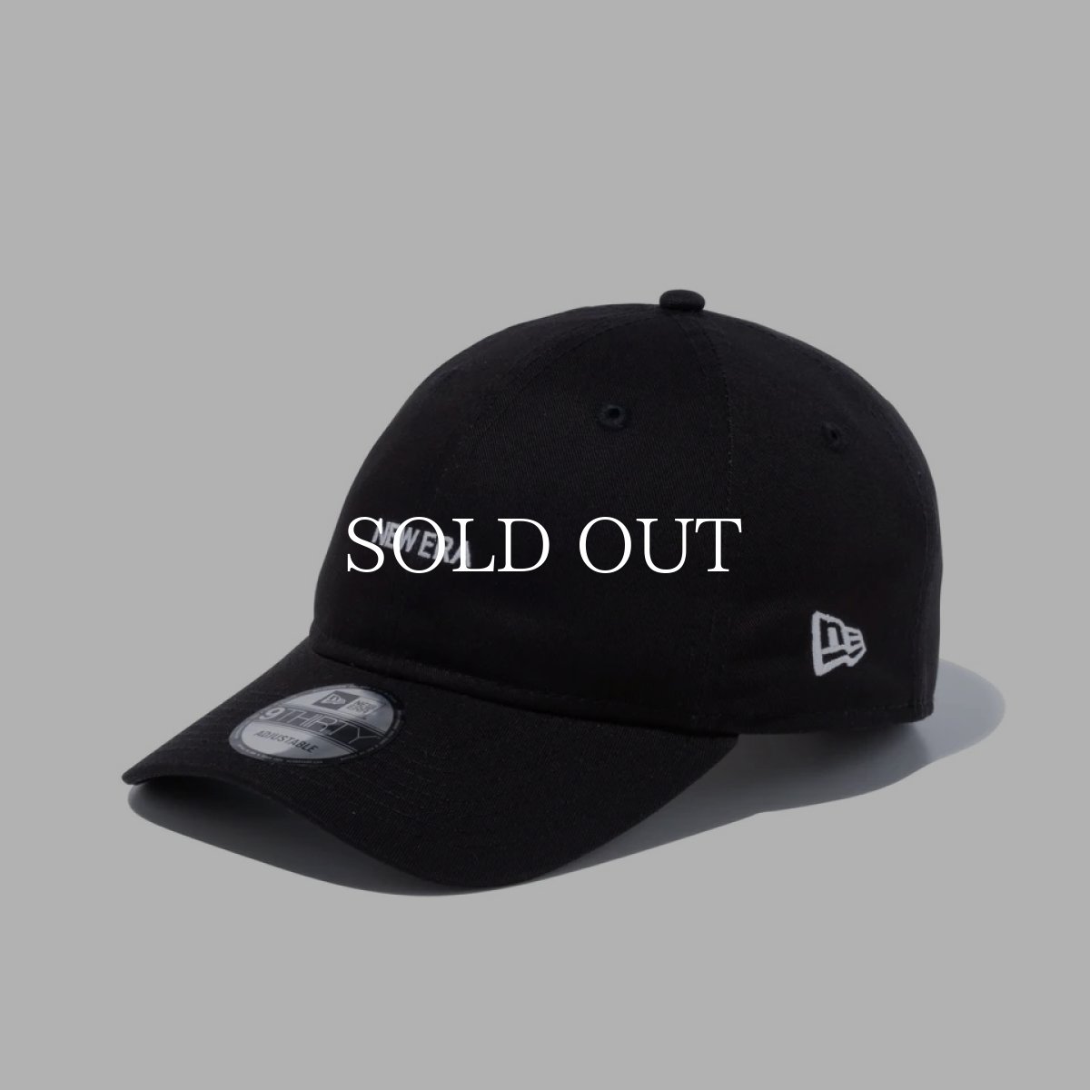 画像2: NEW ERA  9THIRTY クロスストラップ NEW ERA ミニロゴ ノンウォッシュコットン ブラック × ホワイト (2)