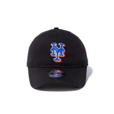 画像2: NEW ERA  9TWENTY ウォッシュドコットン ニューヨーク・メッツ ブラック × チームカラー (2)