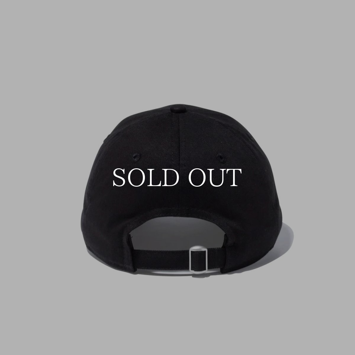 画像3: NEW ERA  9THIRTY ワードマークロゴ ノンウォッシュコットン ブラック × ホワイト (3)