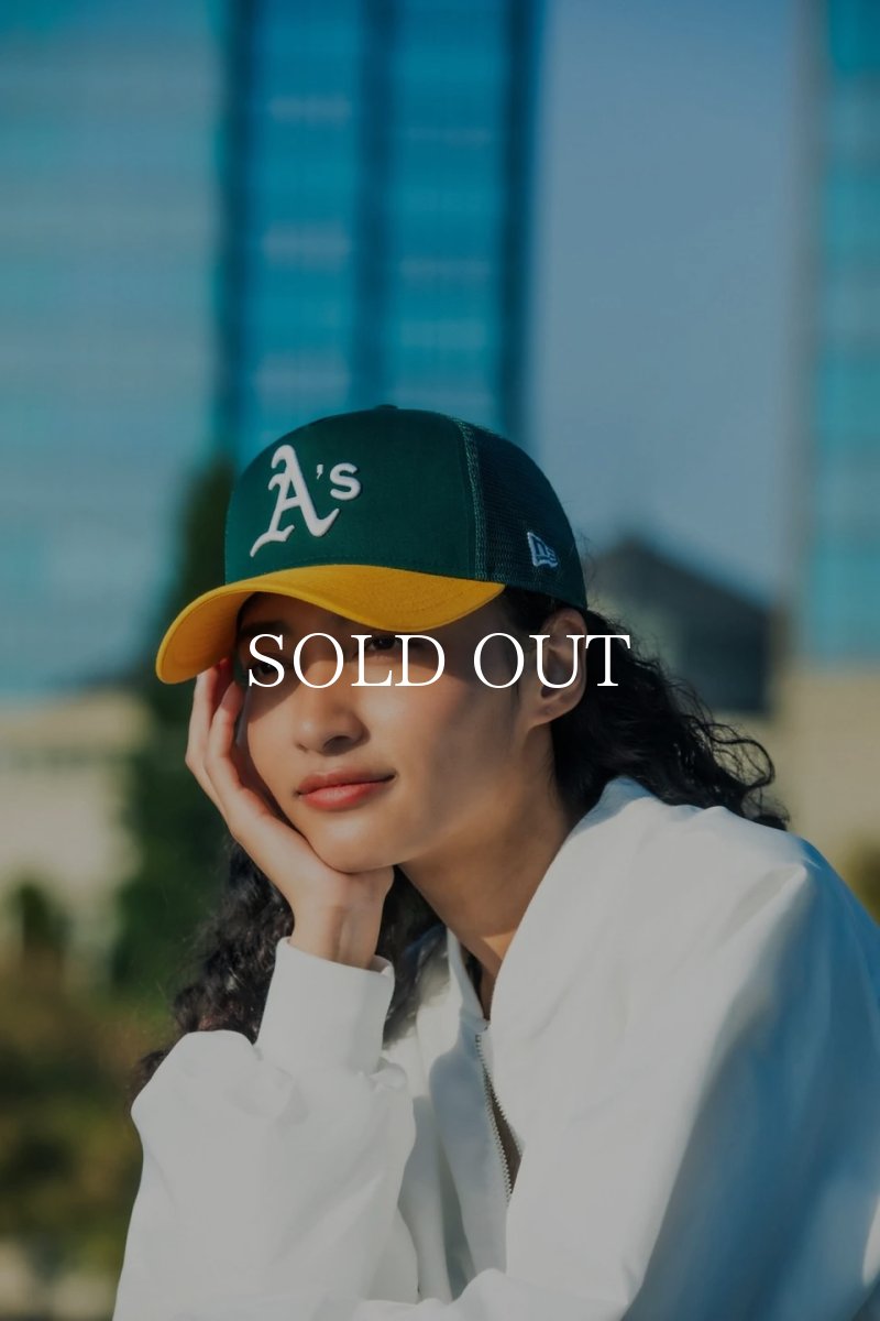 画像4: NEW ERA  9FORTY A-Frame トラッカー オークランド・アスレチックス ダークグリーン × チームカラー (4)