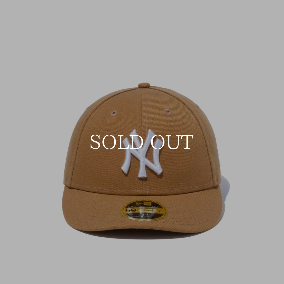 画像2: NEW ERA  LP 59FIFTY ニューヨーク・ヤンキース ウィート × スノーホワイト (2)