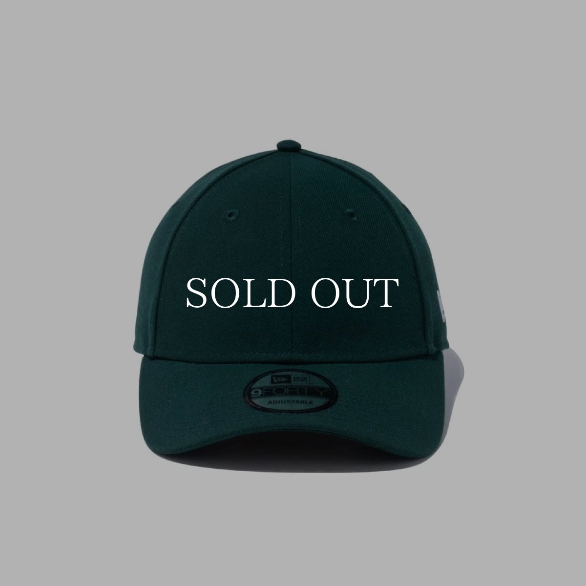 画像2: NEW ERA  9FORTY ベーシック ダークグリーン × ホワイト (2)