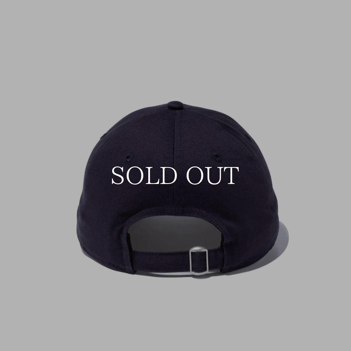 画像3: NEW ERA  9THIRTY ボックスロゴ ノンウォッシュコットン ネイビー × ホワイト (3)