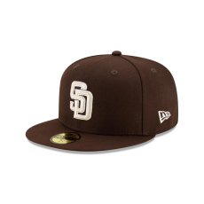 画像1: NEW ERA  59FIFTY MLB オンフィールド サンディエゴ・パドレス オルタネイト バーントウッド (1)