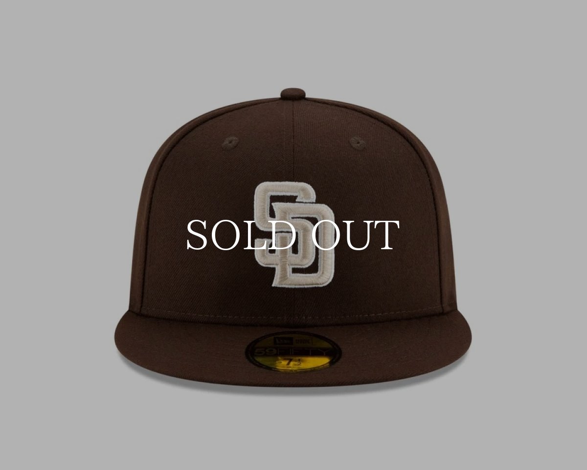 画像2: NEW ERA  59FIFTY MLB オンフィールド サンディエゴ・パドレス オルタネイト バーントウッド (2)