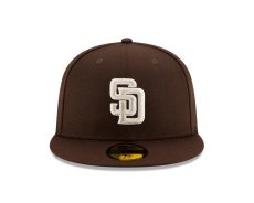 画像2: NEW ERA  59FIFTY MLB オンフィールド サンディエゴ・パドレス オルタネイト バーントウッド (2)