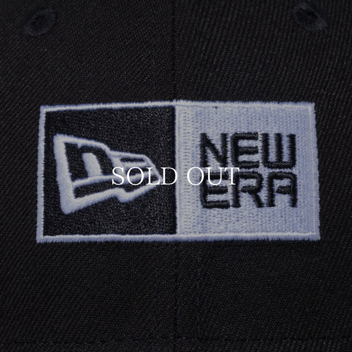 画像5: NEW ERA  9FORTY ボックスロゴ ブラック × ホワイト (5)