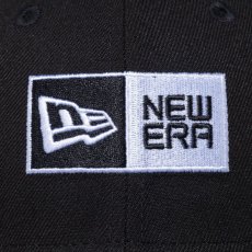 画像5: NEW ERA  9FORTY ボックスロゴ ブラック × ホワイト (5)