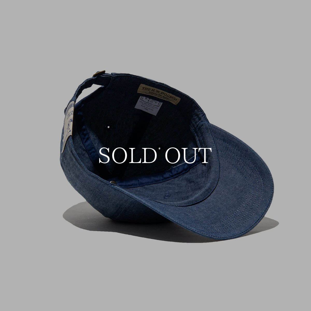 画像5: THE H.W.DOG&CO.  WASH DENIM UNION CAP (5)