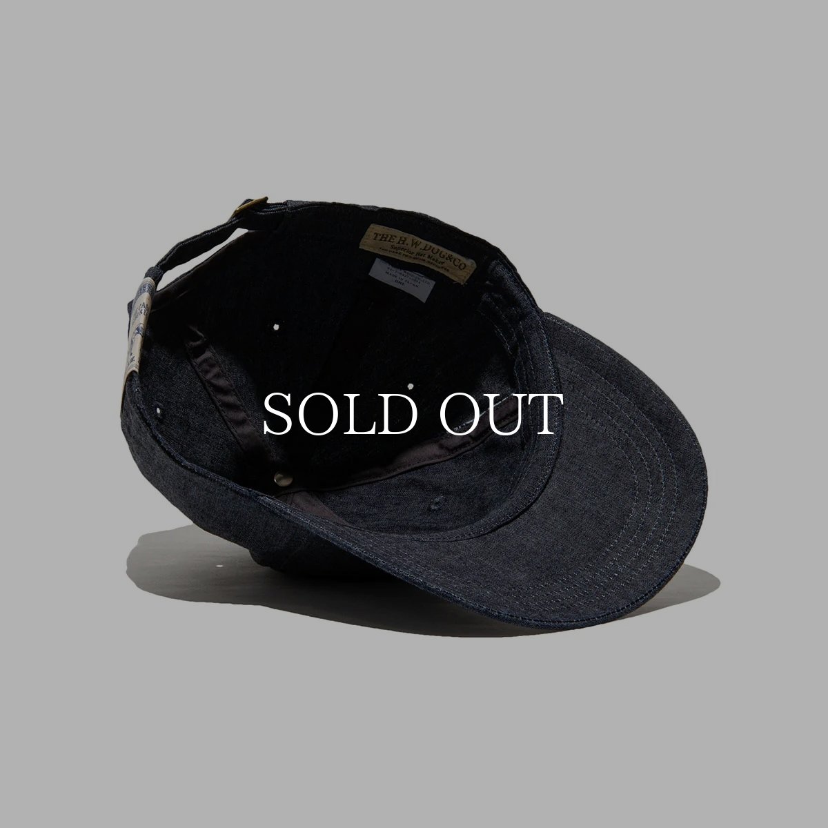 画像10: THE H.W.DOG&CO.  WASH DENIM UNION CAP (10)