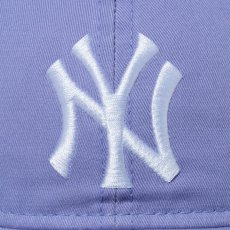 画像6: NEW ERA  9TWENTY ニューヨーク・ヤンキース ラベンダー × ホワイト (6)