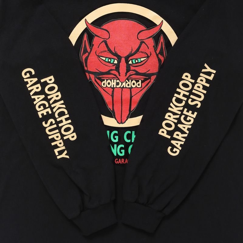 トップス PORKCHOP PORKCHOP GARAGE SUPPLY NOTHING DEVIL L/S TEE P0308 公式通販