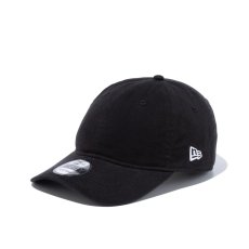 画像3: NEW ERA  9THIRTY クロスストラップ ウォッシュドコットン ベーシック ブラック ホワイトフラッグ (3)