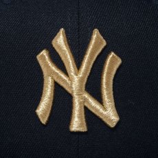 画像3: NEW ERA  59FIFTY ニューヨーク・ヤンキース ブラック × ゴールド (3)