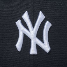 画像3: NEW ERA  59FIFTY ニューヨーク・ヤンキース ブラック × ホワイト (3)