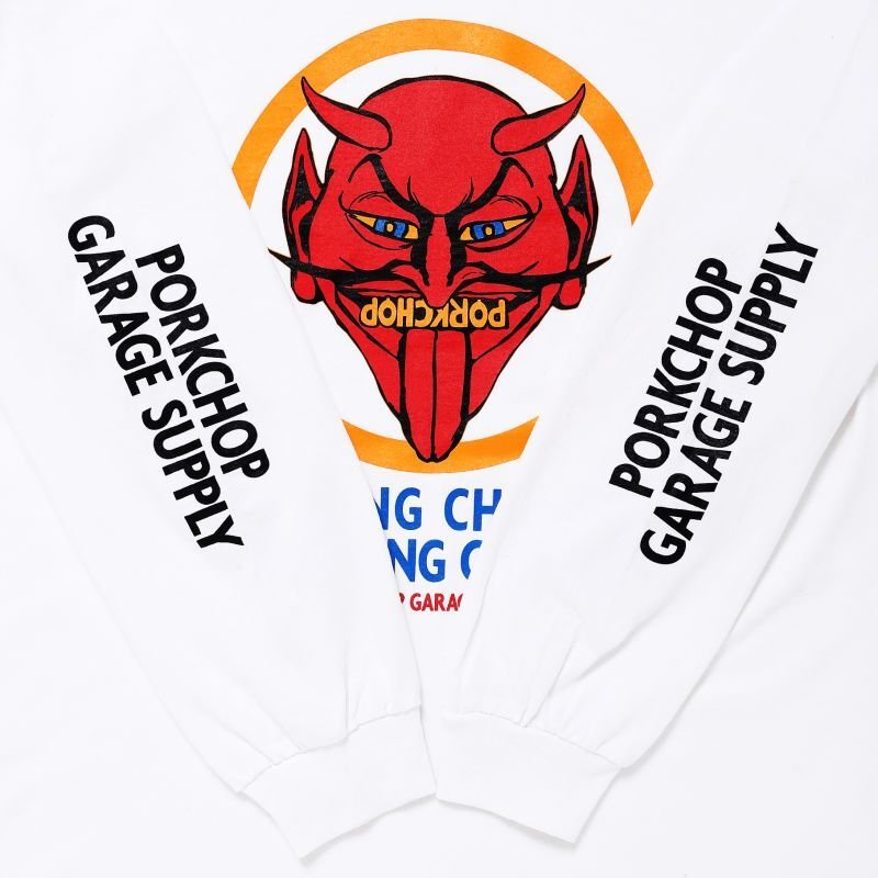 PORKCHOP GARAGE SUPPLY NOTHING DEVIL L/S TEE P0308 公式通販