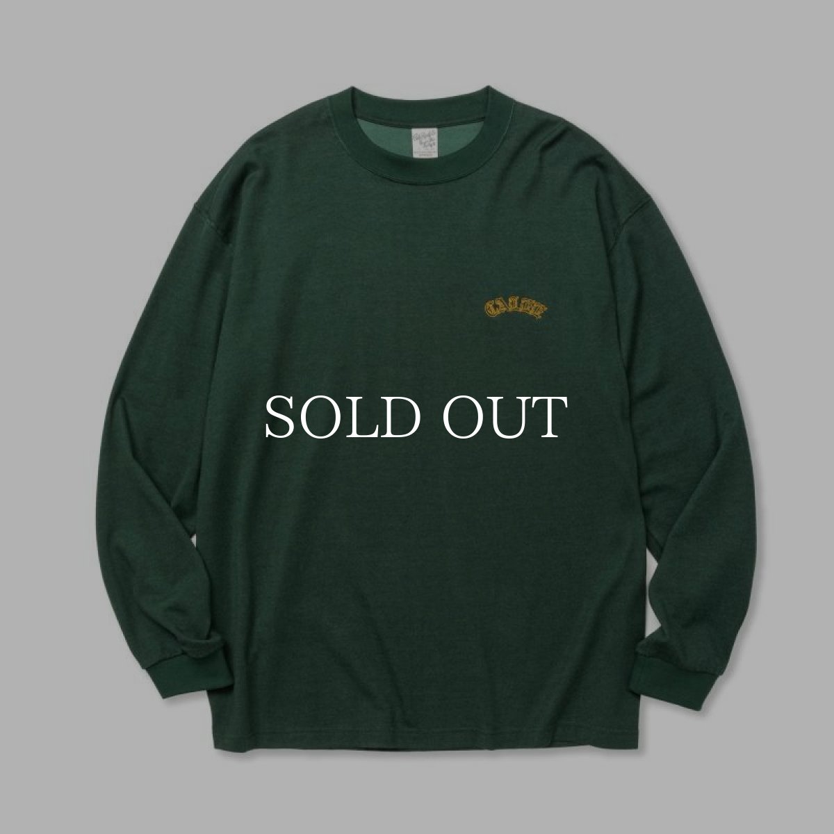 画像2: CALEE  VINTAGE TYPE R/C DROP SHOULDER L/S TEE (2)