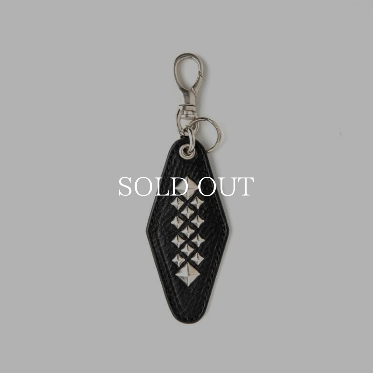 画像1: CALEE  STUDS LEATHER ASSORT KEY RING ＜TYPE I＞ C (1)