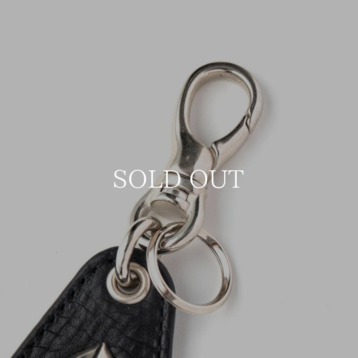 画像2: CALEE  STUDS LEATHER ASSORT KEY RING <TYPE I> C (2)