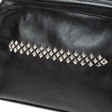 画像3: CALEE  STUDS LEATHER SHOULDER BAG (3)