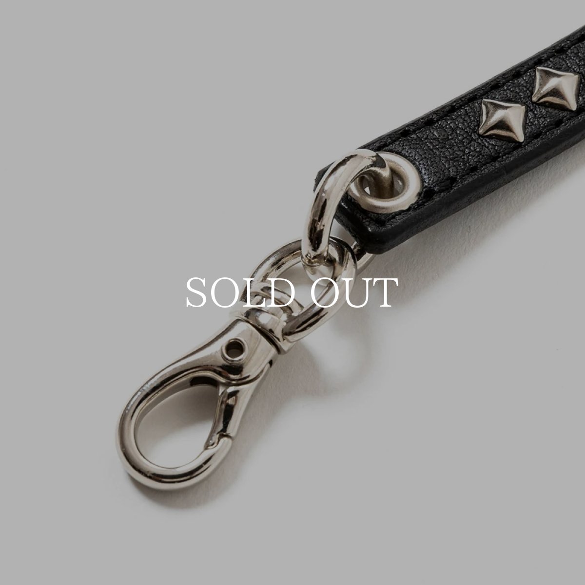 画像4: CALEE  STUDS LEATHER WALLET CORD (4)