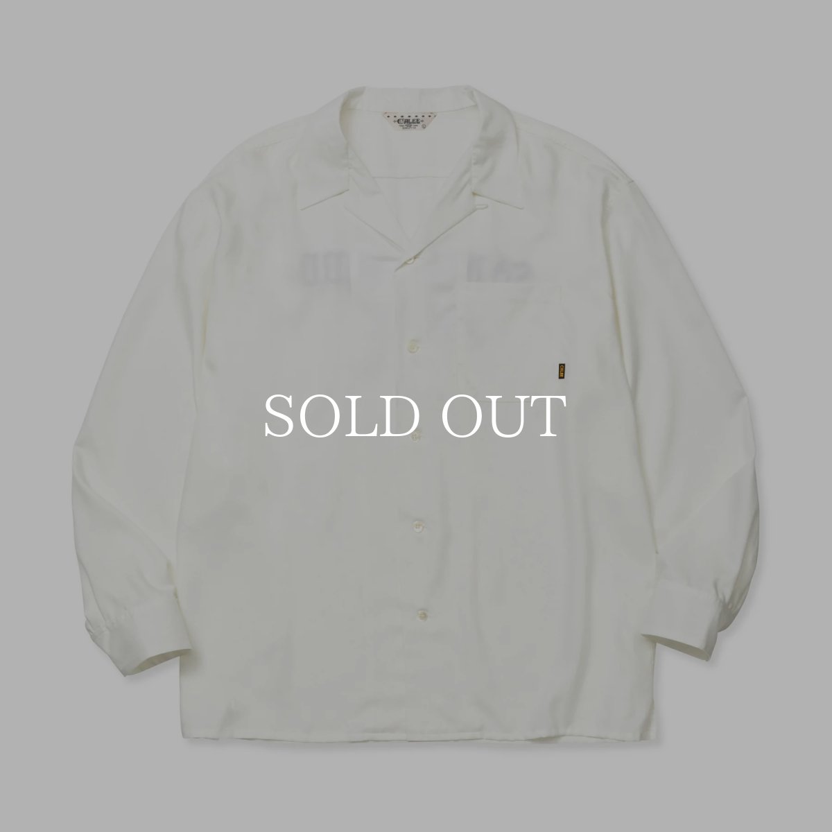 画像10: CALEE  EMBROIDERY OPEN COLLAR L/S SH (10)