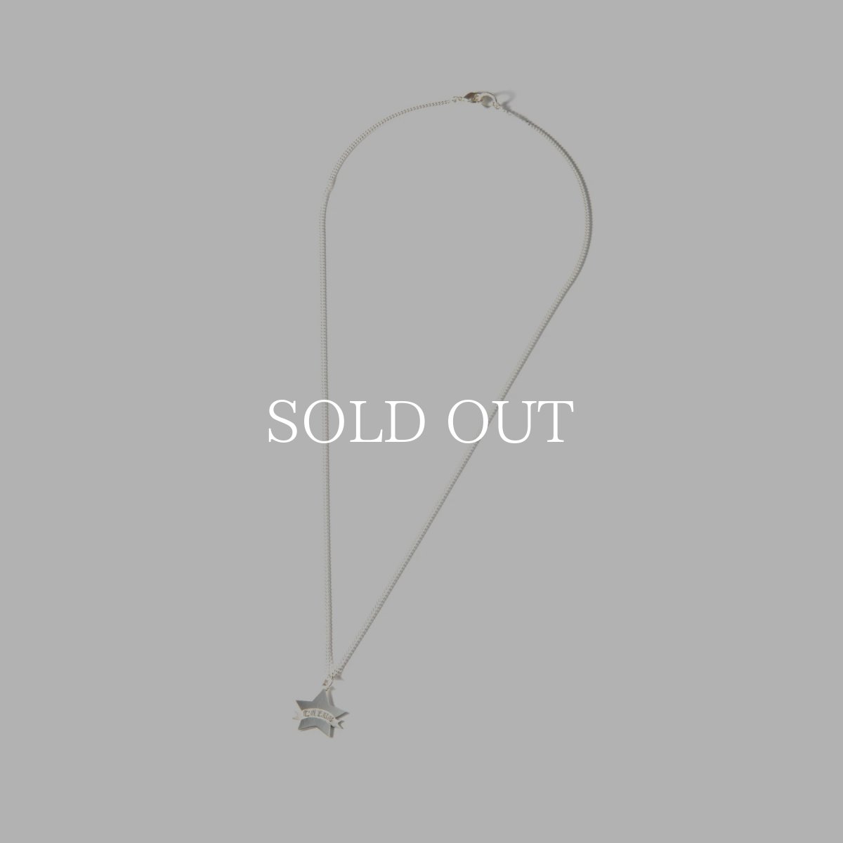 画像1: CALEE  SILVER STAR NECKLACE (1)