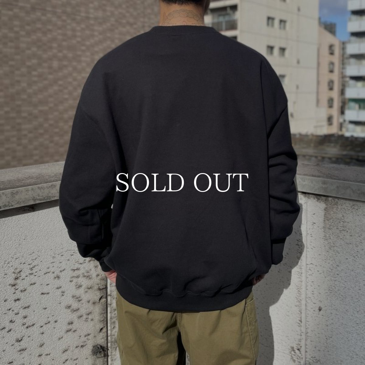 画像11: RADIALL  HOOOD CITY - CREW NECK SWEATSHIRT L/S (11)