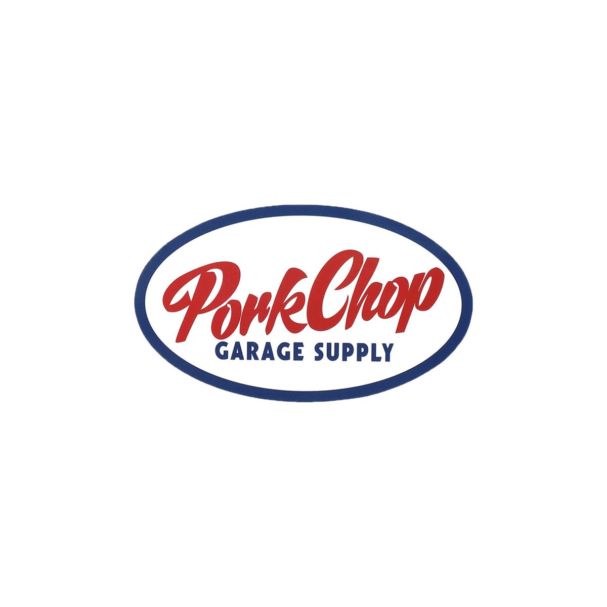 画像1: PORKCHOP GARAGE SUPPLY  OVAL TRICO STICKER SMALL (1)