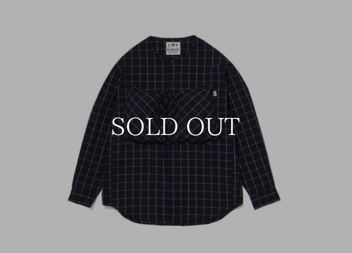 画像1: CMF OUTDOOR GARMENT  COLLARLESS SHIRTS (1)