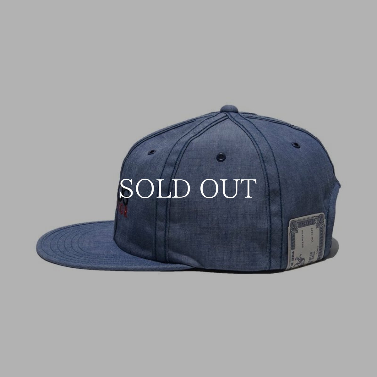 画像13: THE H.W.DOG&CO.  CHAMBRAY INSIDEOUT CAP (13)